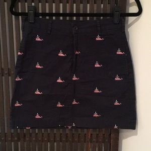 Polo Jeans Co. navy blue mini skirt